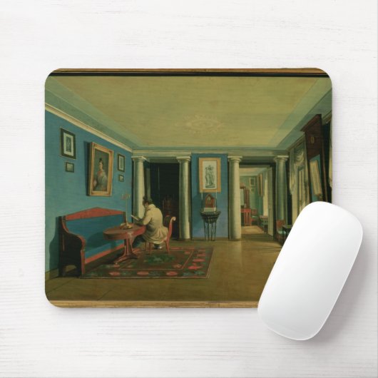 Zuhause. Zeichnen des Raumes mit Columned Entresol Mousepad (Mit Mouse)