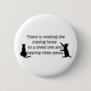 Zuhause zu einer Katze Button