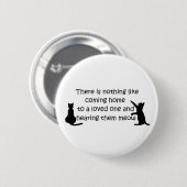Zuhause zu einer Katze Button (Vorne & Hinten)