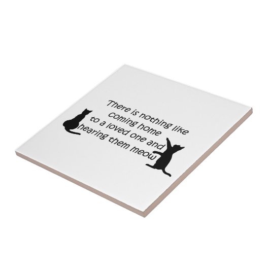 Zuhause zu einer Katze Fliese (Seite)