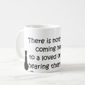 Zuhause zu einer Katze Kaffeetasse (Vorderseite Links)