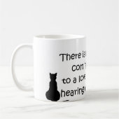 Zuhause zu einer Katze Kaffeetasse (Links)