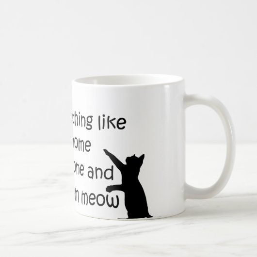 Zuhause zu einer Katze Kaffeetasse (Rechts)