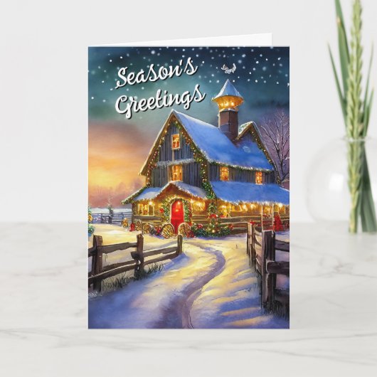 Zuhause zu Weihnachten auf der Alten Ranch (Vorderseite)