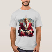 Zuhause zu Weihnachten - Funny Trump Weihnachten T-Shirt (Vorderseite)