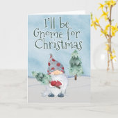 Zuhause zu Weihnachten Karte (Gelbe Blume)