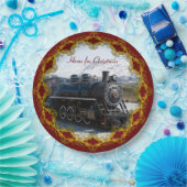 Zuhause zu Weihnachten Pappteller (Party)