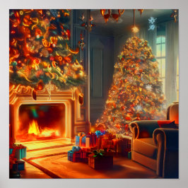 Zuhause zu Weihnachten Poster