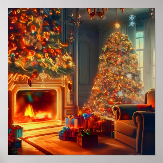 Zuhause zu Weihnachten Poster (Vorne)