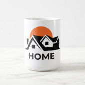 Zuhause zum Design klassischer Tasse (Mittel)