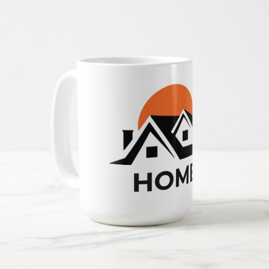Zuhause zum Design klassischer Tasse (Vorderseite Links)