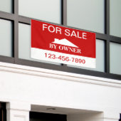 Zuhause zum Verkauf durch Hauseigentümer Banner (Äußeres Gebäude)