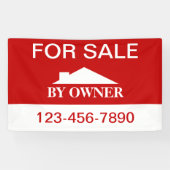 Zuhause zum Verkauf durch Hauseigentümer Banner (Horizontal)
