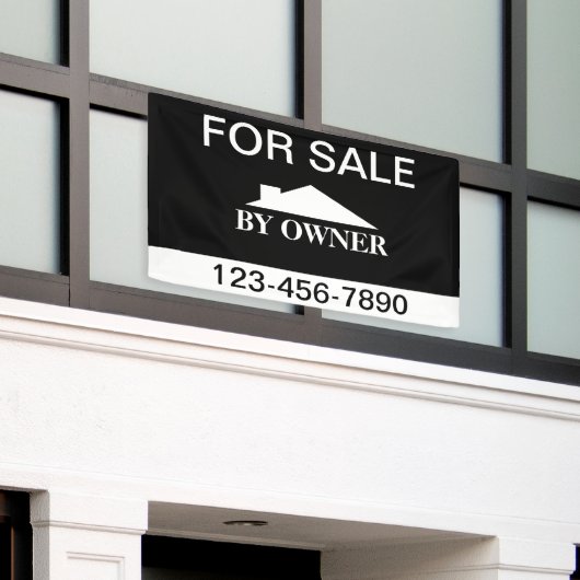 Zuhause zum Verkauf durch Hauseigentümer Banner (Äußeres Gebäude)