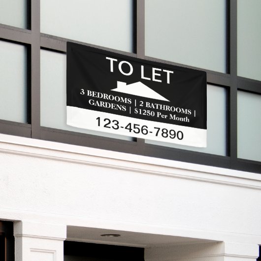 Zuhause zum Vermieten durch Hauseigentümer Banner (Äußeres Gebäude)