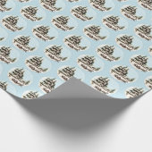Zuhause zum Weihnachtswrapping Paper Geschenkpapier (Ecke)