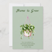 Zuhause zur Ankündigung neuer Adressen (Vorderseite)