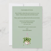 Zuhause zur Ankündigung neuer Adressen (Rückseite)