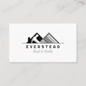 Zuhause zur Verbesserung von Dachdeckerkonstruktio Visitenkarte (Vorderseite)