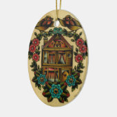 Zuhausebonbon-Zuhause Keramikornament (Links)