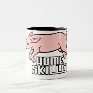 Zuhauseskillet-Tasse Zweifarbige Tasse