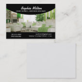 Zuhausestager-Innenarchitekt-Foto-Schablone Visitenkarte (Vorne/Hinten)