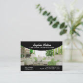 Zuhausestager-Innenarchitekt-Foto-Schablone Visitenkarte (Stehend Vorderseite)