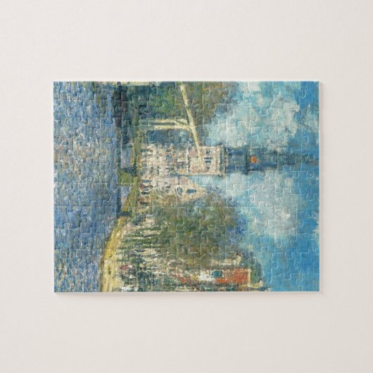 Zuiderkerk in Amsterdam durch Claude Monet Puzzle (Horizontal)