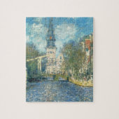 Zuiderkerk in Amsterdam durch Claude Monet Puzzle (Vertikal)