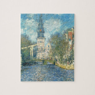 Zuiderkerk in Amsterdam durch Claude Monet Puzzle