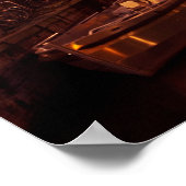 Zuiderkerk in Amsterdam, Niederlande Poster (Ecke)