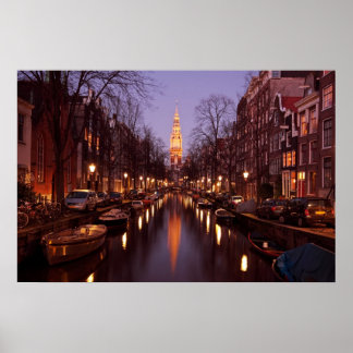 Zuiderkerk in Amsterdam, Niederlande Poster