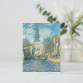 Zuiderkerk in Amsterdam von Claude Monet Postkarte (Stehend Vorderseite)