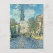 Zuiderkerk in Amsterdam von Claude Monet Postkarte (Vorderseite)