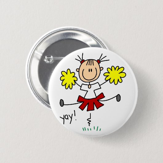 Zujubelnder Knopf des Stock-zwei Button (Vorne & Hinten)