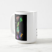 Zujubelndes Immunoglobulin Kaffeetasse (Vorderseite Links)