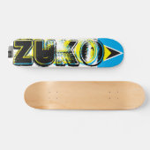 ZUKO 7 3/4" Skateboard Deck (Horizontal)