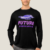 Zukunft beginnt mit uns Tri-Blend shirt (Vorderseite)