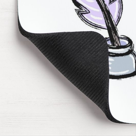 Zukunft-berühmte Verfasser-Mausunterlage Mousepad (Ecke)