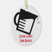 Zukunft-berühmter NahrungsmittelBlogger Keramikornament (Rechts)