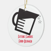 Zukunft-berühmter NahrungsmittelBlogger Keramikornament (Links)
