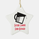 Zukunft-berühmter NahrungsmittelBlogger Keramikornament (Rechts)