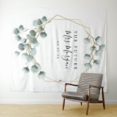 Zukunft Brautparty Hintergrund Grünen Wandteppich (Beispiel (Horizontal))