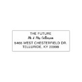 Zukunft Brautparty und Rücksendeadresse Permastempel (Design)