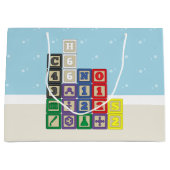 Zukunft Chemisters Blocks Geschenktasche Große Geschenktüte (Vorderseite)