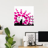 Zukunft der Dystopie Poster (Heimbüro)