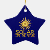 Zukunft der Solarenergie Keramikornament (Hinten)