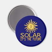 Zukunft der Solarenergie Magnet (Vorderseite/Rückseite)