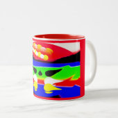 Zukunft der Weihnachtswelt - Tasse (VorderseiteRechts)