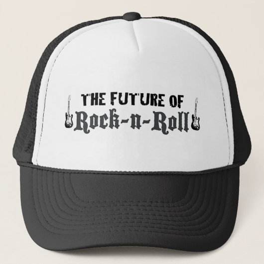 Zukunft des Rock'n'Roll Truckerkappe (Vorderseite)